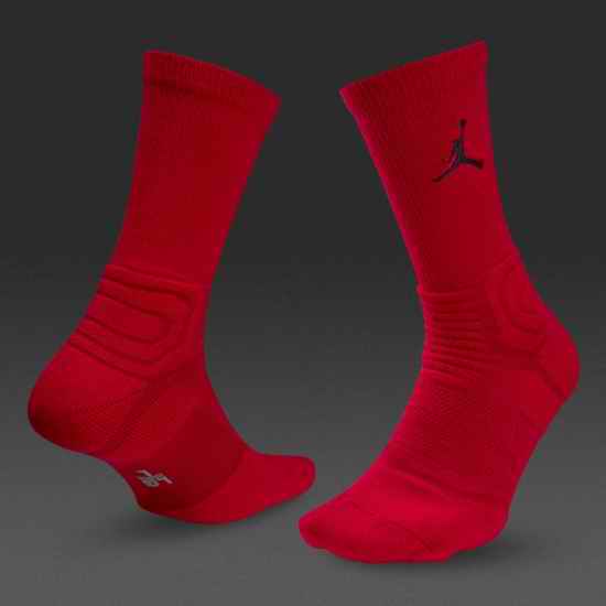 5 Pairs Of Red Jordan socks